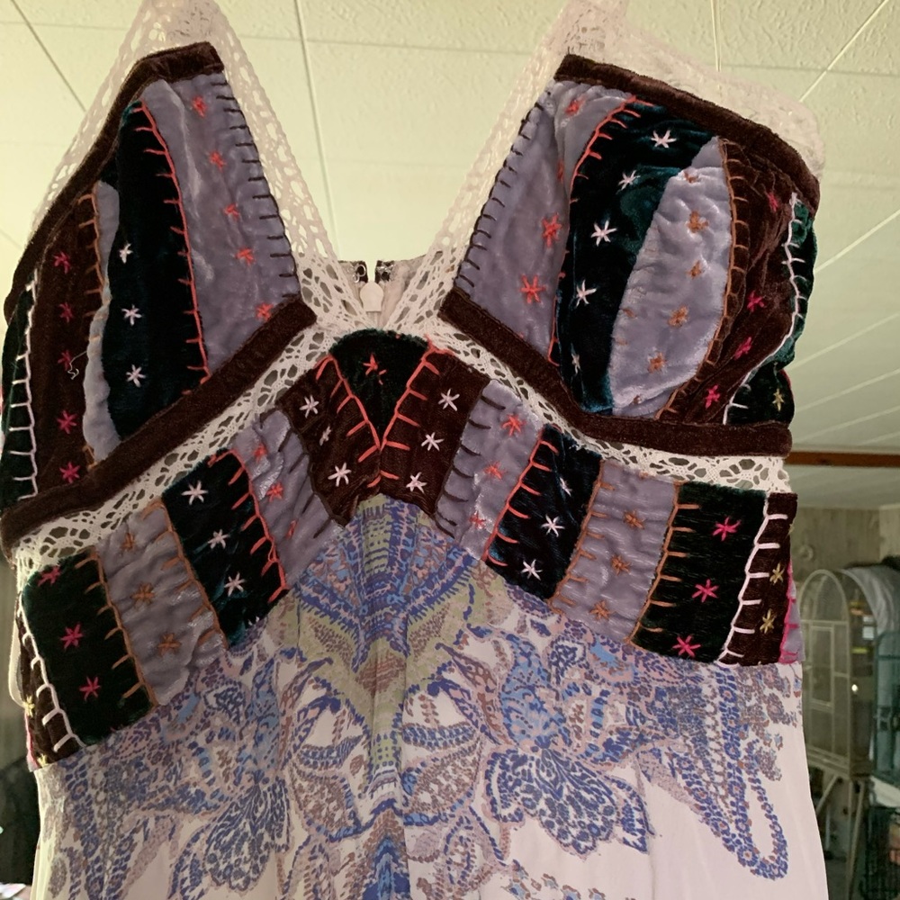 NWOT Free People mixed media Maxie dress.